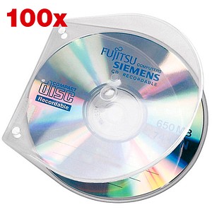 Image 100 VELOFLEX 1er CD-/DVD-Hüllen VELOBOX transparent