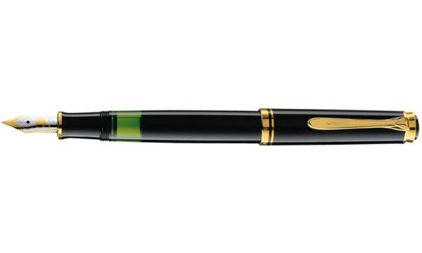 Image Pelikan Füllhalter "Souverän 600", schwarz/gold, F