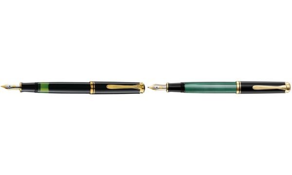 Image Pelikan Füllhalter "Souverän 400", schwarz/gold, F