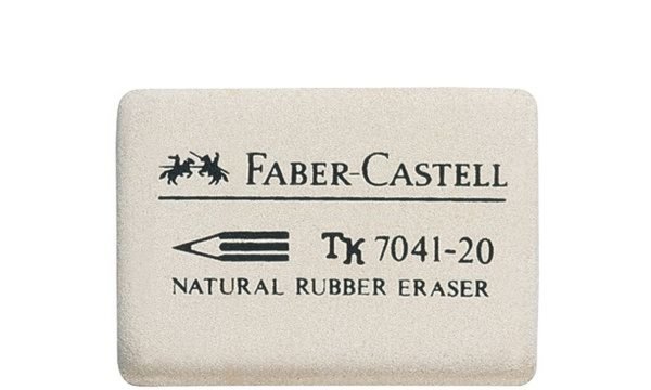 Image FABER-CASTELL Kautschuk-Radierer 7041-40, weiß