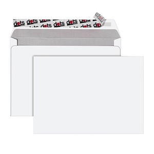Image dots Briefumschläge DIN C5 ohne Fenster weiß 250 St.