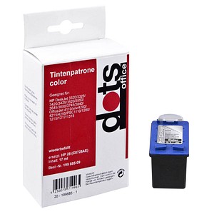 Image dots color Tintenpatrone ersetzt HP 28 (C8728AE)