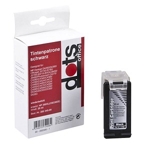 Image dots schwarz Tintenpatrone ersetzt HP 350XL (CB336EE)