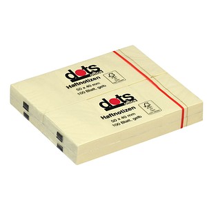 Image dots Haftnotizen Standard gelb 12 Blöcke