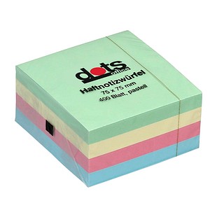 Image dots pastell Haftnotizen Standard farbsortiert 1 Würfel
