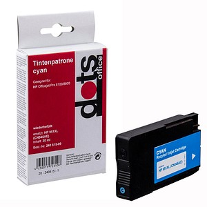 Image dots cyan Tintenpatrone ersetzt HP 951XL (CN046AE)
