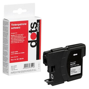 Image dots schwarz Tintenpatrone ersetzt brother LC-1100BK