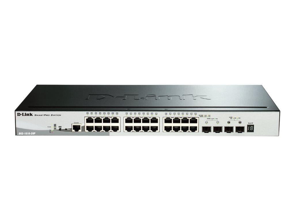 Image D-LINK 28-Port Smart Managed PoE Gigabit Stack Switch 2x 10Gdlink|green 3.0, 24