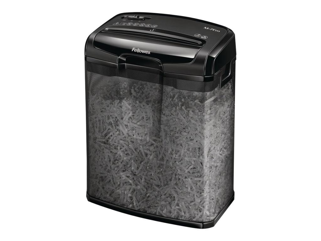 Image FELLOWES M-7Cm Aktenvernichter Particle-cut shredding Schwarz (4701801)