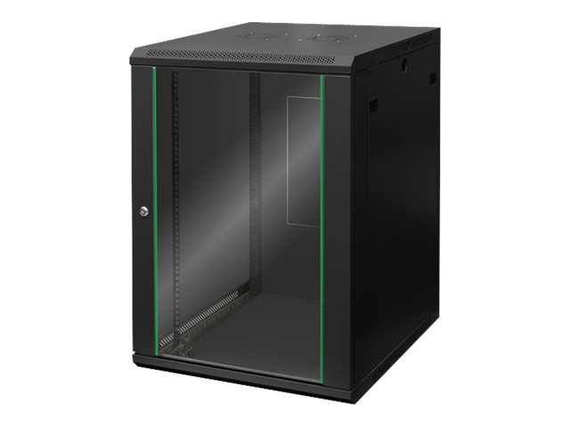Image DIGITUS Wandgehäuse Dynamic Basic schwarz 16HE 600x600mm