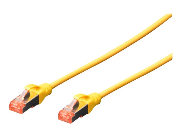 Image DIGITUS CAT6 S-FTP Patchkabel 0.5m,10 St gelb