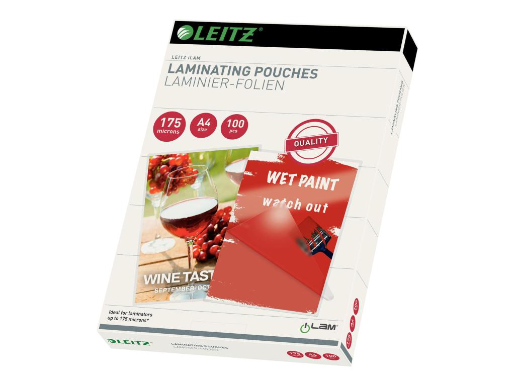 Image LEITZ Esselte Leitz Heat Activated - Taschen für Laminierung - 100 - glänzend -