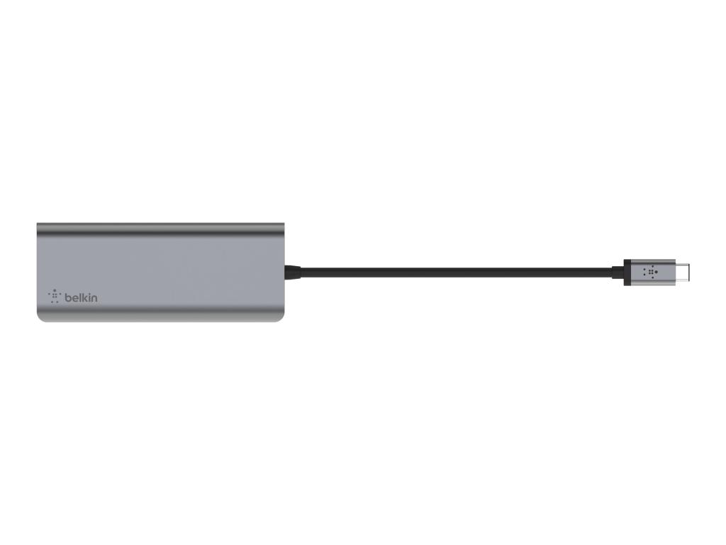 Image Belkin CONNECT USB-C 6-in-1 Multiport Adapter ( AVC008BTSGY )