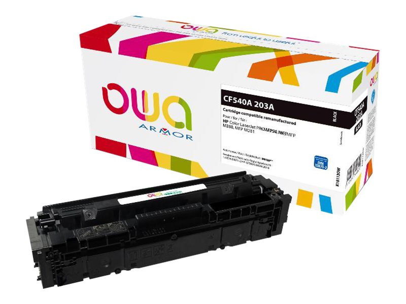 Image ARMOR OWA Toner komp. HP CF540A und 203A schwarz 1400 S. (K18112OW)