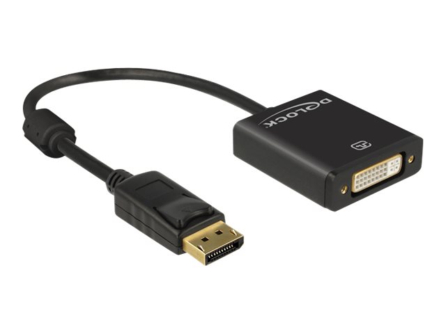 Image DeLOCK DisplayPort/DVI-D Adapter 0,20 m schwarz