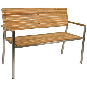 Image Garden Pleasure Gartenbank Denver 304770 braun Holz 125,0 cm