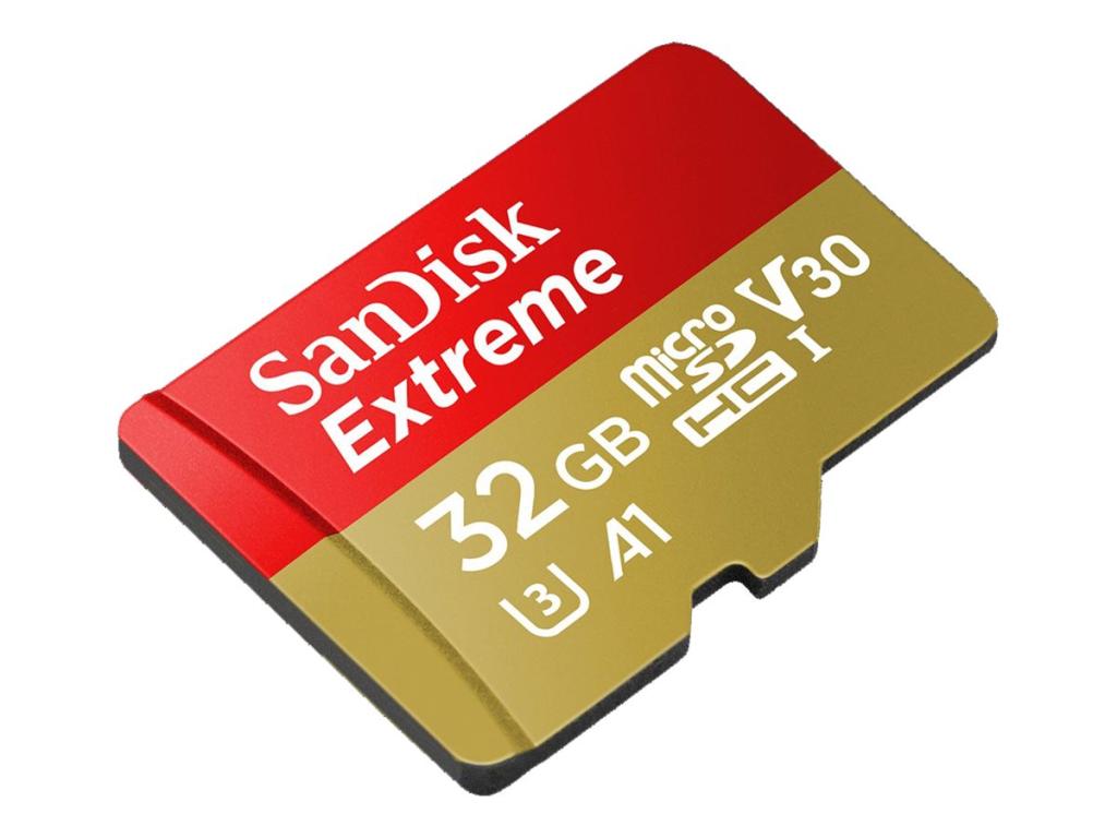 Image SANDISK Extreme microSDHC 32GB inkl. Adapter
