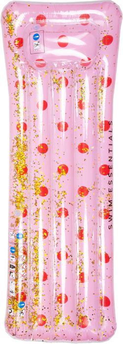 Image Luftmatratze Rosa mit roten Punkten