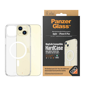 Image PanzerGlass™ HardCase MagSafe D30 Handy-Cover für Apple iPhone 15 Plus transparent