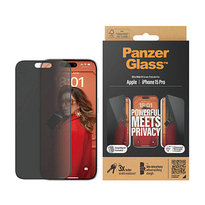 Image PanzerGlass™ Privacy UWF mit Applikator Display-Blickschutzglasfür Smartphone