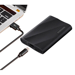 Image SAMSUNG Portable T9 2 TB externe SSD-Festplatte schwarz