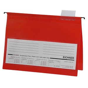 Image 10 EICHNER Hängehefter Kunststoff rot 1 x kaufmännische Heftung