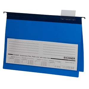 Image 10 EICHNER Hängehefter Kunststoff blau 1 x kaufmännische Heftung