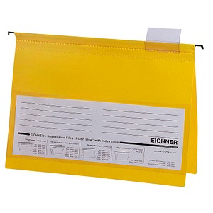 Image 10 EICHNER Hängehefter Kunststoff gelb 1 x kaufmännische Heftung