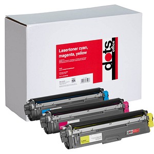 Image 3 dots cyan, magenta, gelb Toner ersetzen brother TN-246C/M/Y