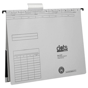 Image 5 dots Personalhefter Karton lichtgrau 4 x kaufmännische Heftung