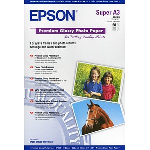 Image EPSON Fotopapier S041316 DIN A3+ hochglänzend 250 g/qm 20 Blatt