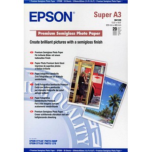 Image EPSON Fotopapier S041328 DIN A3+ seidenmatt 250 g/qm 20 Blatt