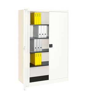 Image mauser Stahlschrank entero weiß 120,0 x 60,0 x 195,0 cm