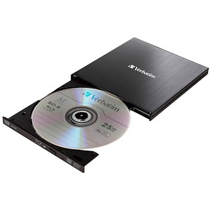 Image Verbatim Slimline externer Blu-ray-Brenner schwarz