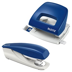 Image LEITZ Locher und Heftgeräte Set NeXXt 5038 und 5500 blau/grau