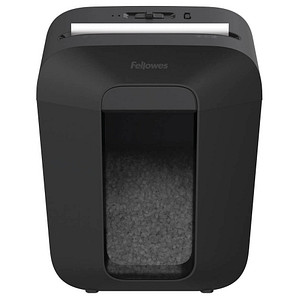 Image Fellowes Powershred LX41 Aktenvernichter mit Partikelschnitt P-4 4 x 12 mm 8 Blatt schwarz