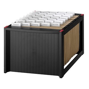 Image helit Hängeregistraturkorb mit Mappen schwarz