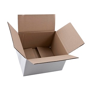Image 20 Nestler Wellpapp-Faltkartons 1-wellig weiß 22,0 x 19,0 x 13,7 cm Außenmaß