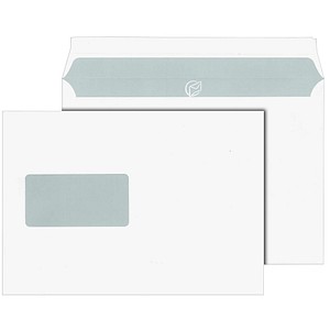 Image MAILmedia Briefumschläge DIN C5 mit Fenster weiß haftklebend 500 St.