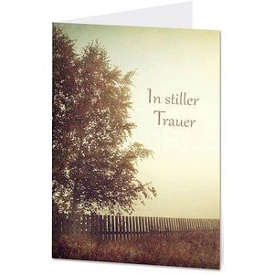 Image LUMA Trauerkarte Baum DIN B6