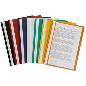 Image 25 dots Schnellhefter Kunststoff farbsortiert DIN A4