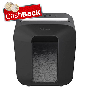 Image Fellowes Powershred LX25 Aktenvernichter mit Partikelschnitt P-4 4 x 37 mm 6 Blatt schwarz