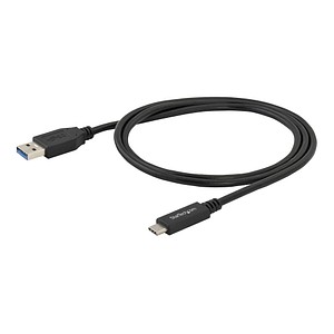 Image StarTech.com USB 3.0 C/USB 3.0 A Kabel USB315AC1M 1,0 m schwarz