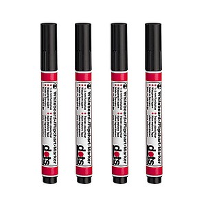 Image 4 dots Whiteboard-Marker schwarz 1,5 - 3,0 mm