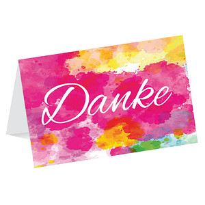 Image LUMA Dankeskarte Farben DIN B6