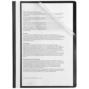 Image 25 dots Schnellhefter Kunststoff schwarz DIN A4