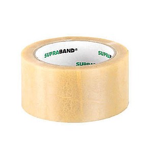 Image SUPRA Packband SUPRABAND transparent 50,0 mm x 66,0 m 1 Rollen