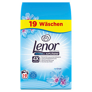 Image Lenor Waschpulver Aprilfrisch, 1,2 kg - 20 WL