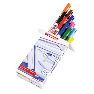 Image edding 400 Permanentmarker farbsortiert 1,0 mm, 10 St.