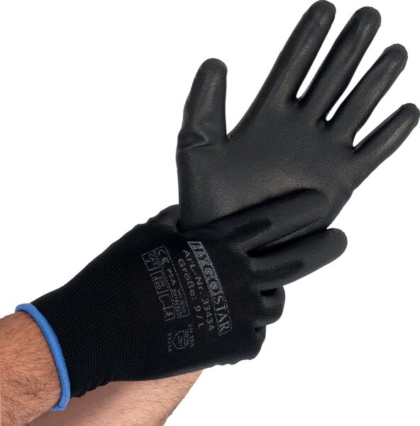 Image HYGOSTAR Touchscreen-Arbeitshandschuh BLACK ACE TOUCH, L